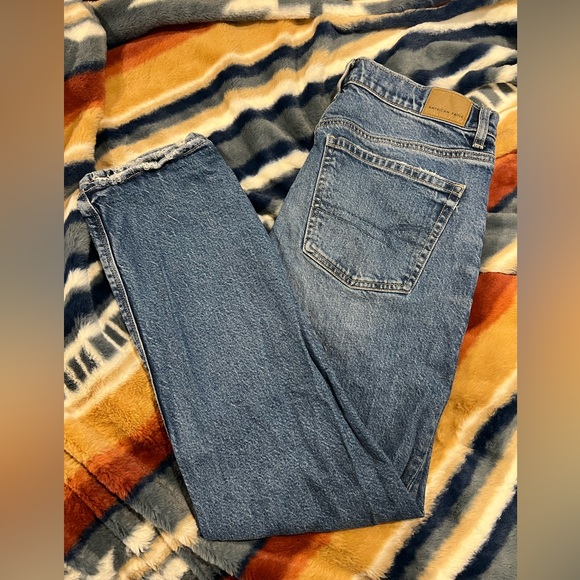 American Eagle Outfitters Denim - American Eagle Outfitters Blue Straight Leg Jeans